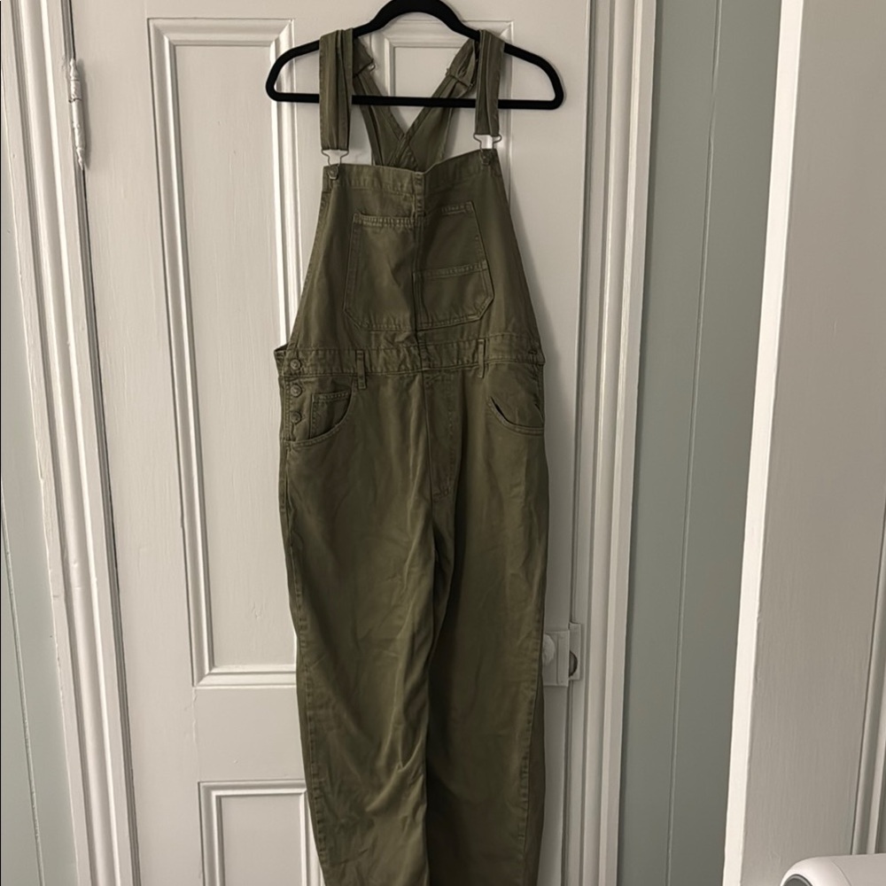 We The Free Olive Green Overalls